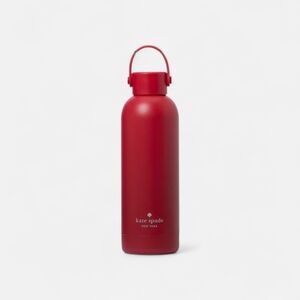 NIB / Kate Spade Signature Water Bottle / Vibrant Red